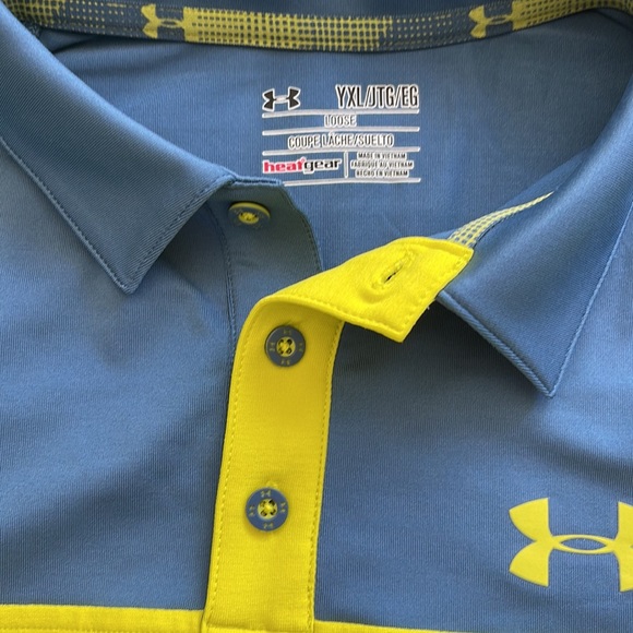 Under Armour Heat Gear Golf Polo-YXL - Picture 5 of 5